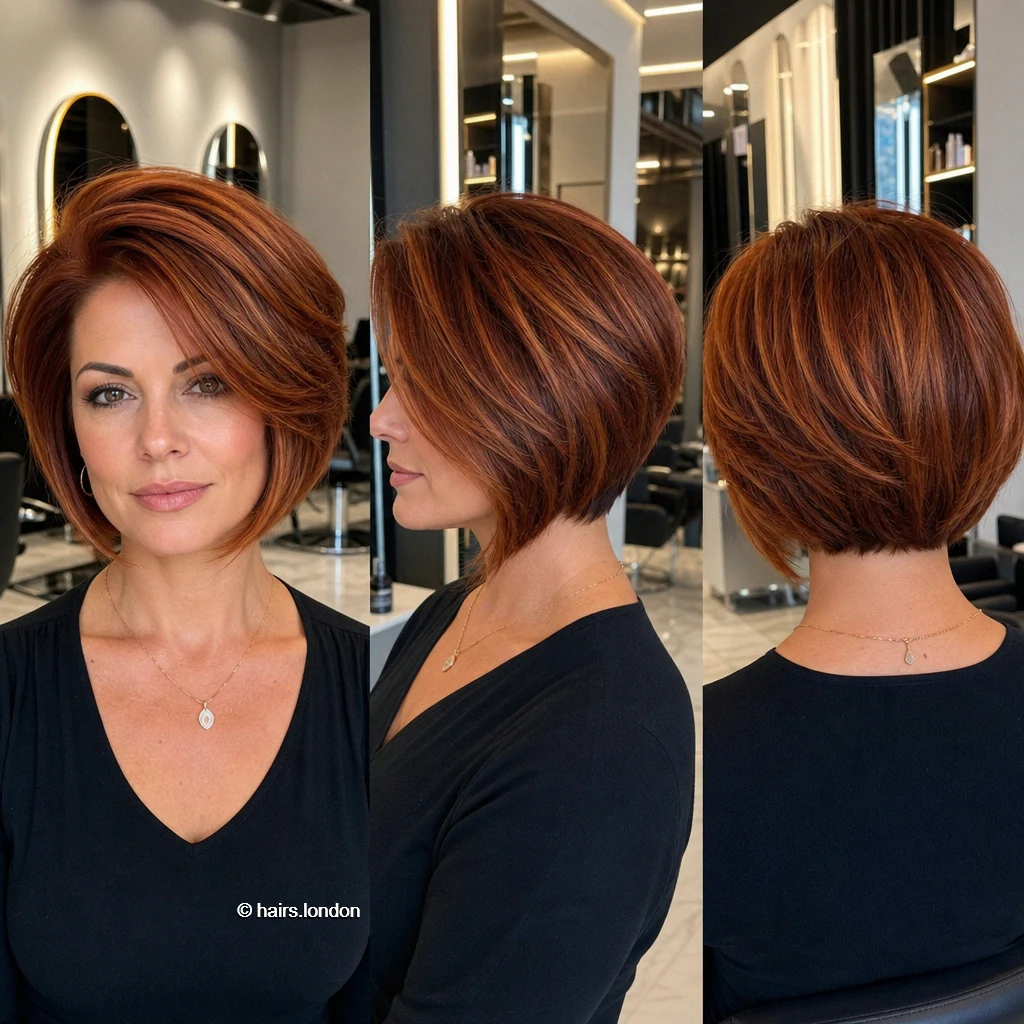 Cinnamon Graduated Bob