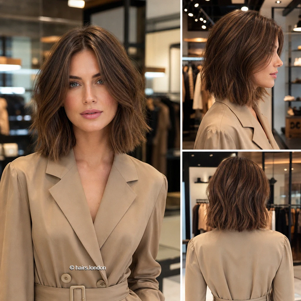 Cinnamon Tousled Bob