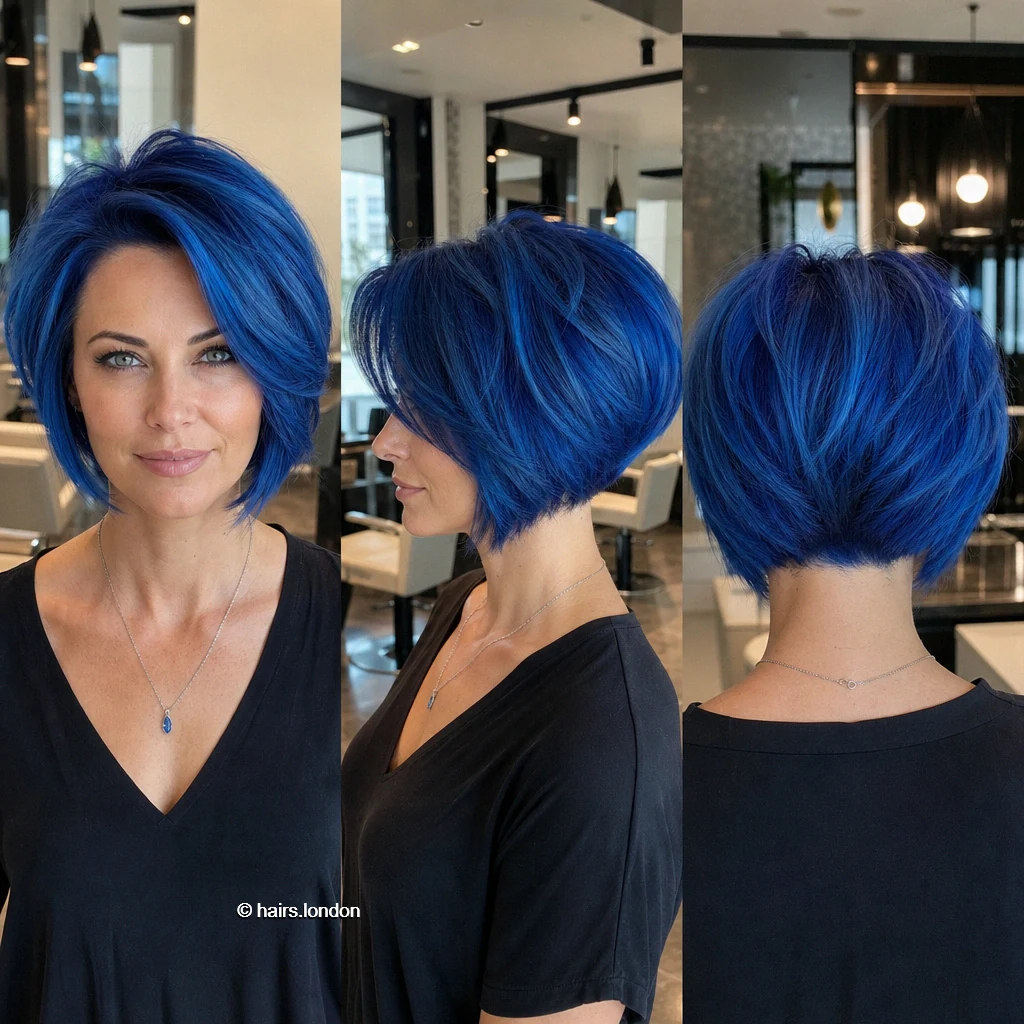 Cobalt Stacked Curve