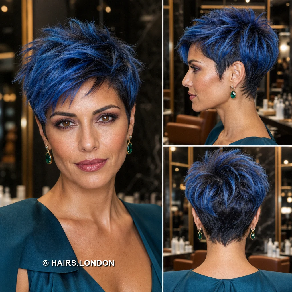 Cobalt Textured Pixie