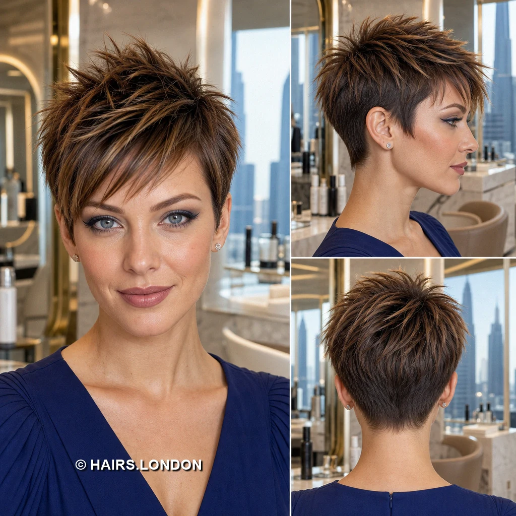 Cocoa Waved Pixie