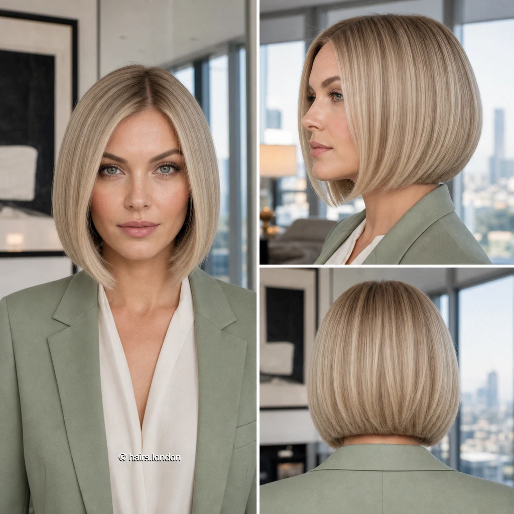 20 Blonde Bob Haircuts, From Sleek Jawline Shapes to Airy Short Layers Cool Curved Bob