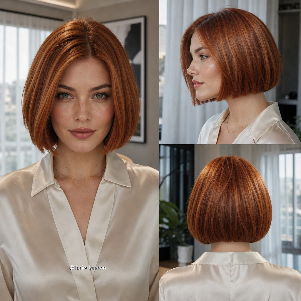 18 Red Bob Haircuts, From Tousled Copper to Sleek Burgundy Copper Fullness Bob