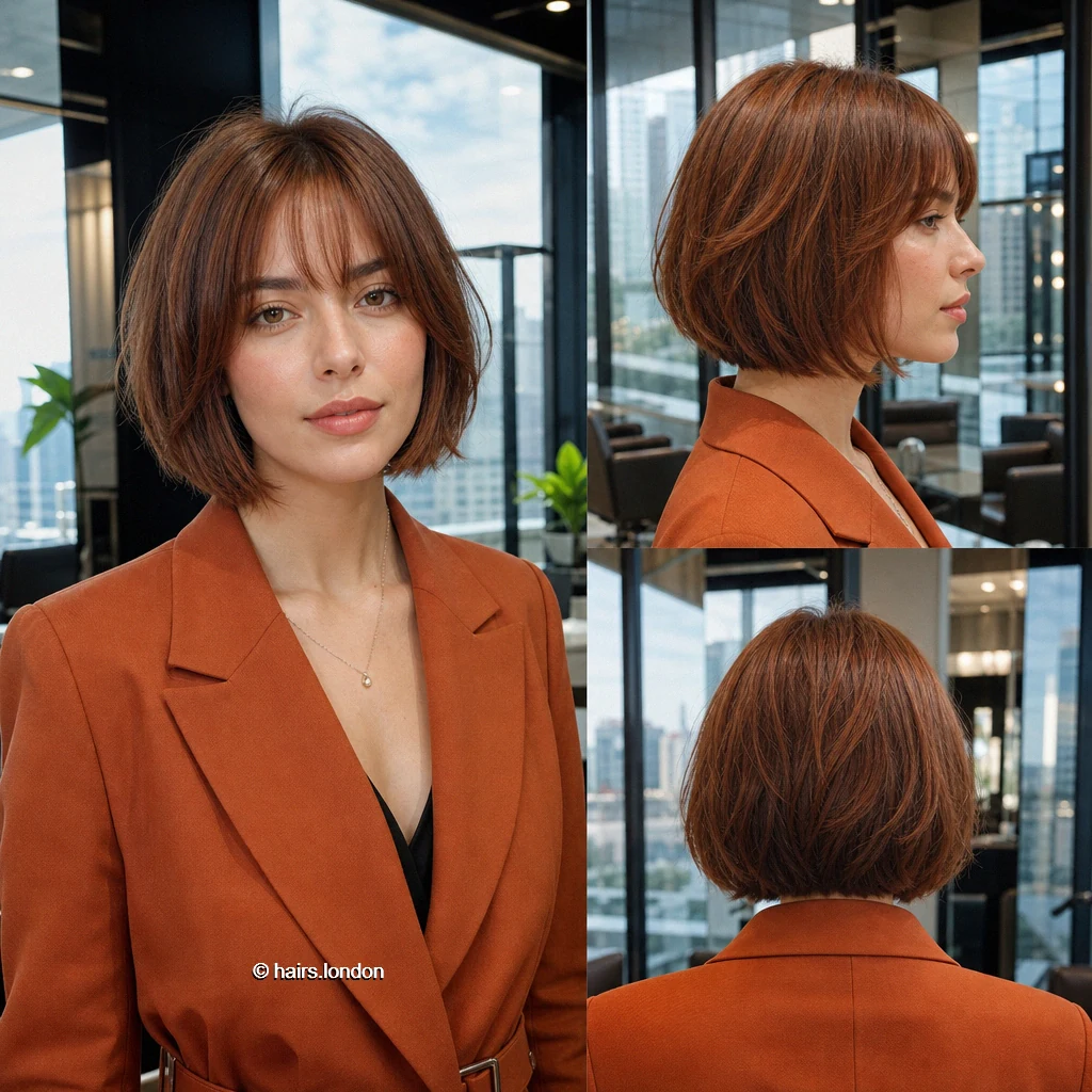20 Rounded and Layered Bob Haircuts for a Shape That Moves Copper Soft Bob