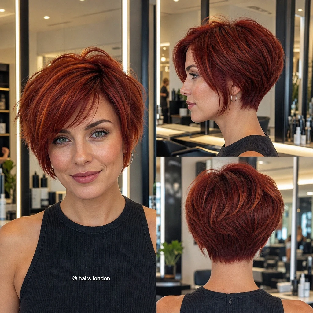 Copper Tousled Bob