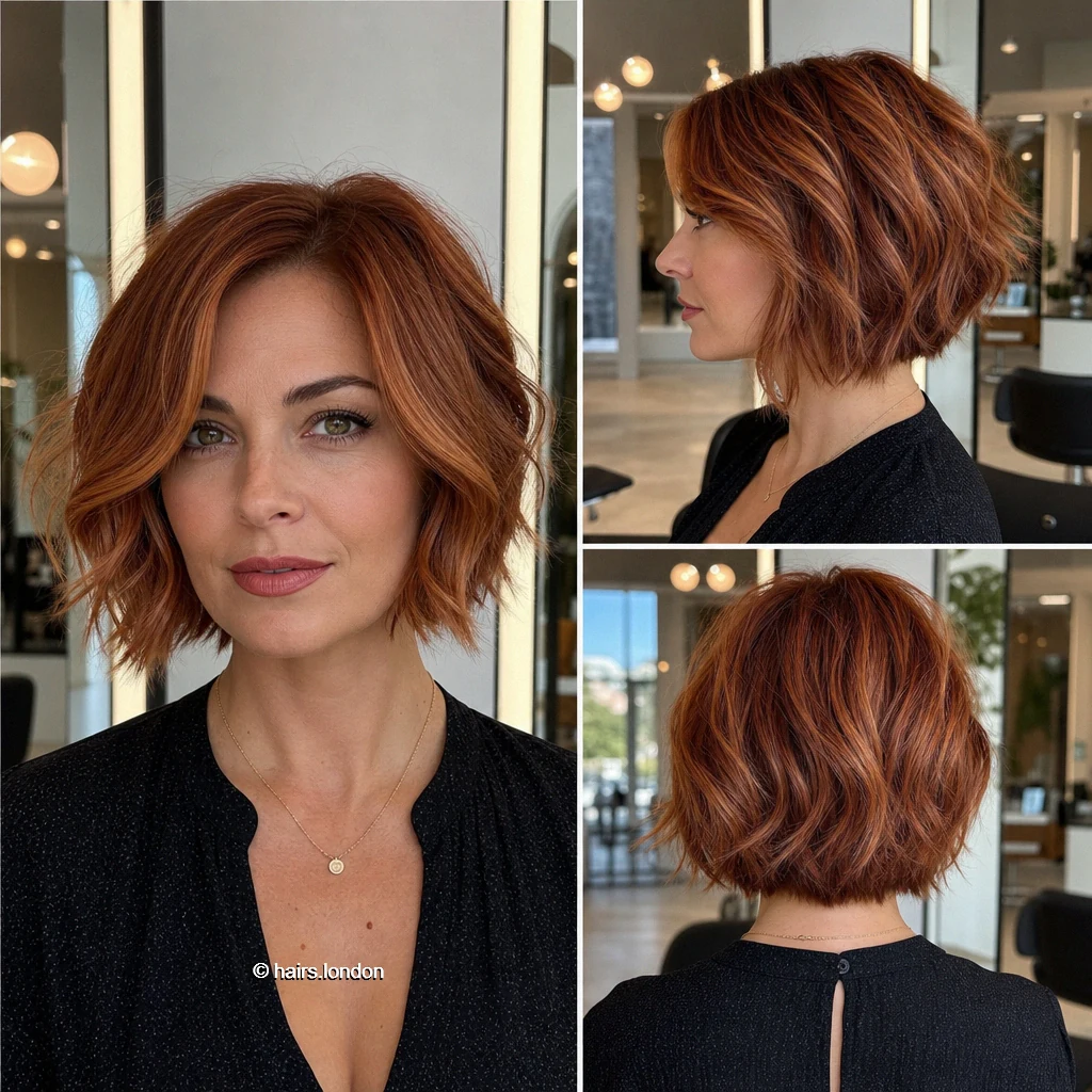 Copper Waved Bob