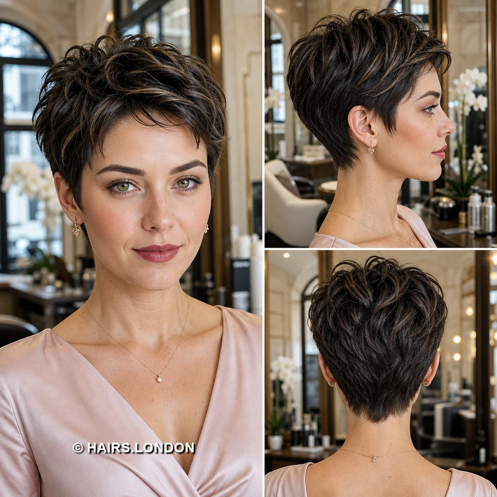 Copper Waved Pixie