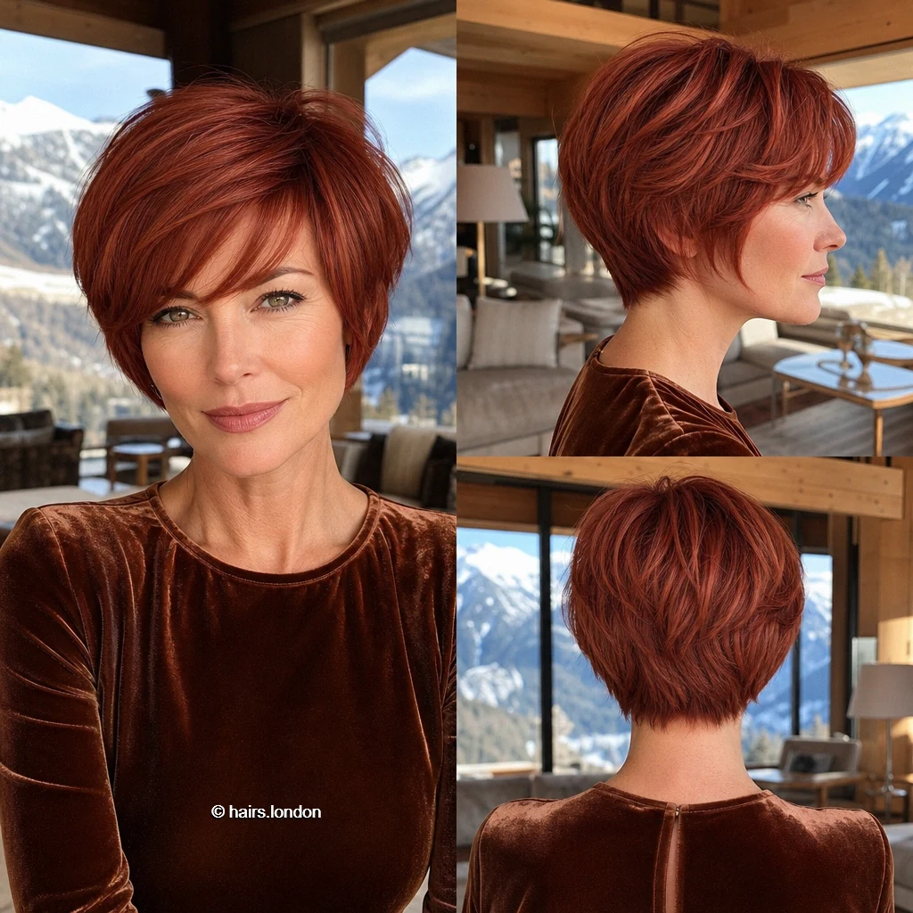 Copper Wispy Bob