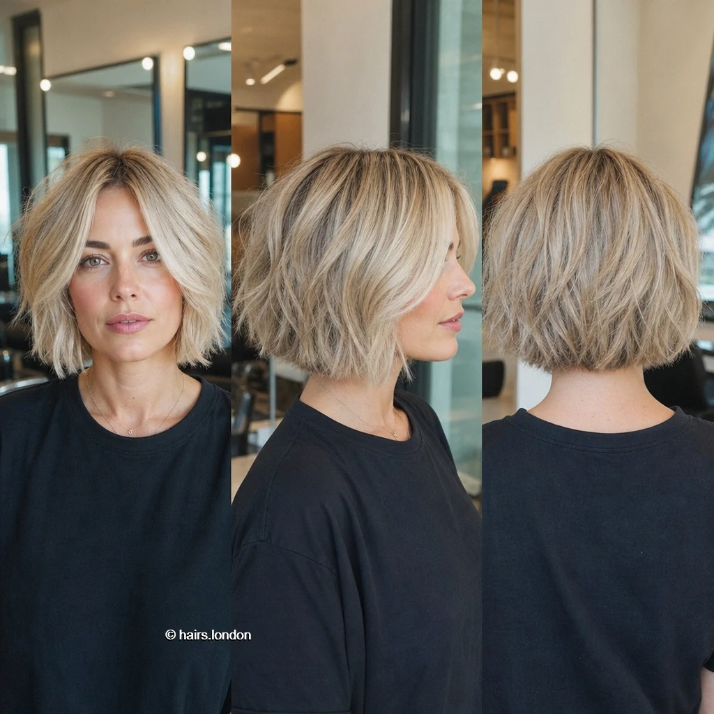 15 Blonde Bob Haircuts, From Sculpted Graduation to Soft Waves Cream Wavy Bob