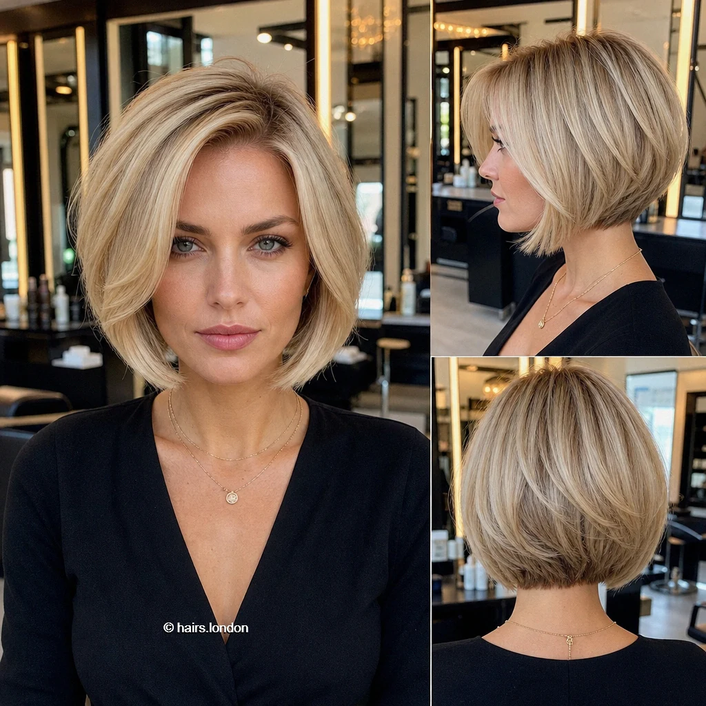20 Blonde Bob Haircuts, From Rounded Shapes to Airy Layers Creamy Graduated Bob