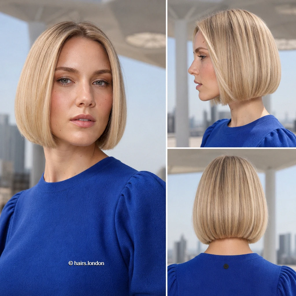 Creamy Jawline Bob