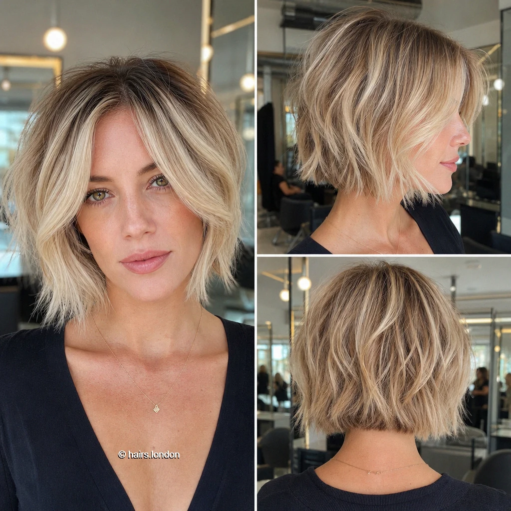 20 Blonde Bob Haircuts, From Textured Jaw-Length Cuts to Polished Shapes Creamy Undone Bob