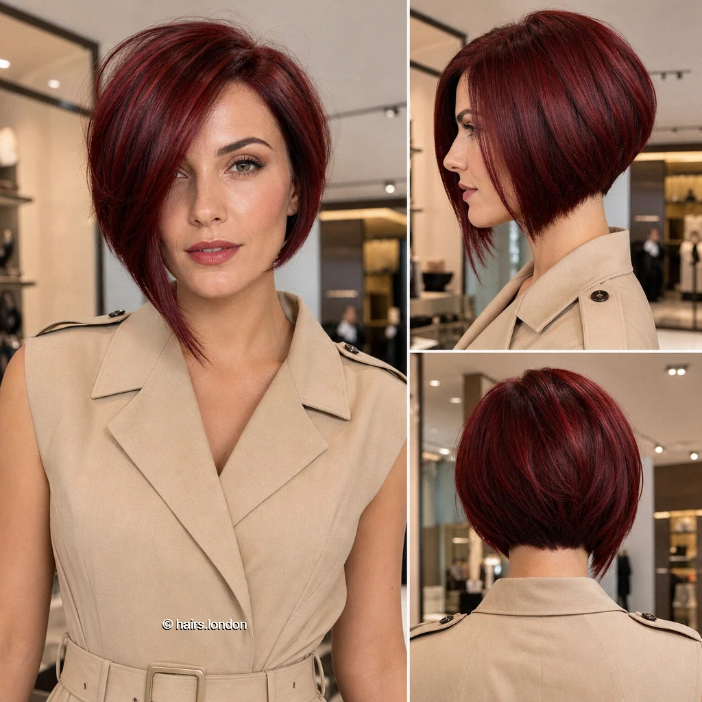 Crimson Longfront Bob