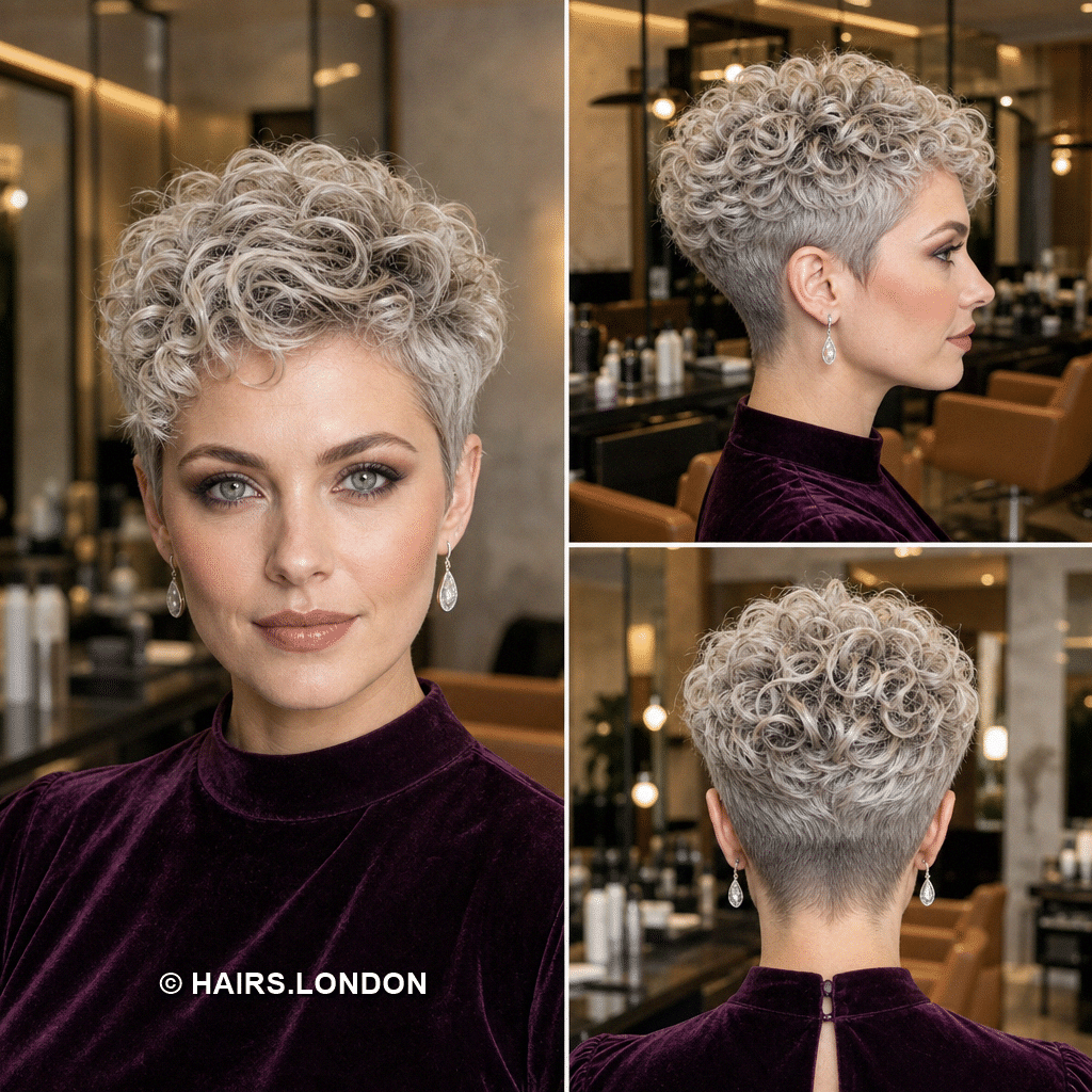 curly pearl silver