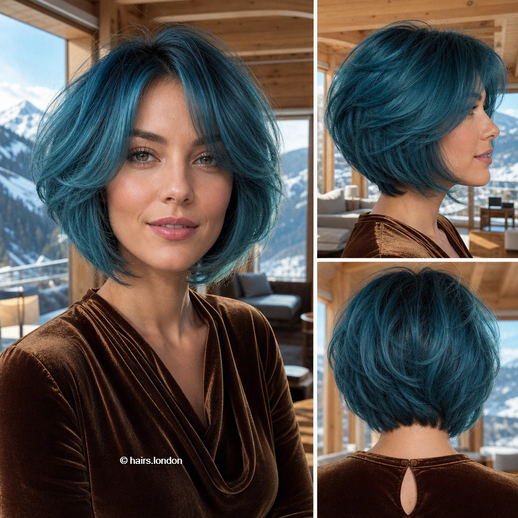 Dusty Teal Bob