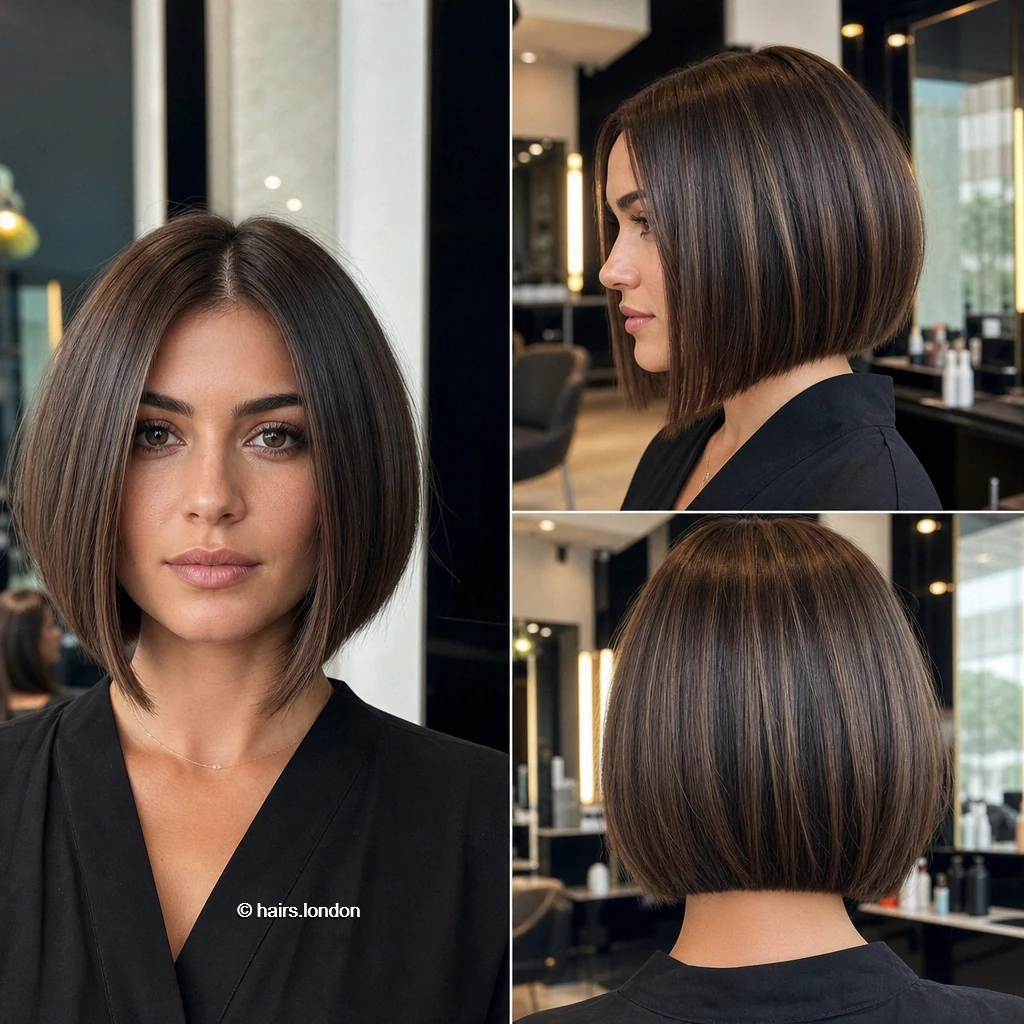 20 Brown Bob Haircuts, From Polished Jaw-Length Cuts to Soft Layered Lobs Espresso Forward Bob