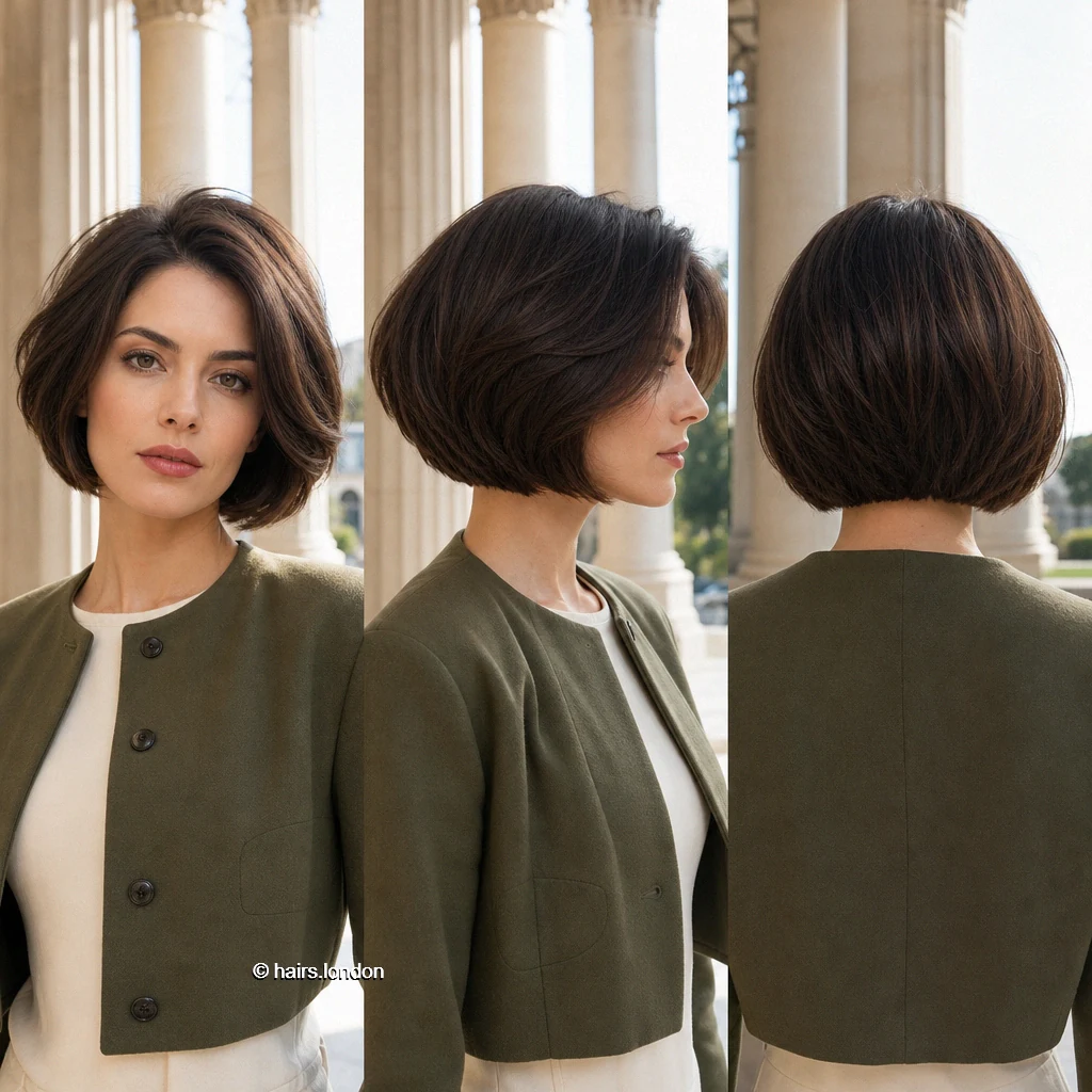 20 Jaw-Length Bob Haircuts and Layered Bobs to Inspire Your Next Cut Espresso Rounded Bob