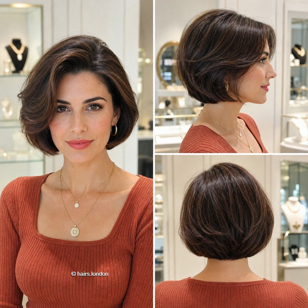 20 Brunette Bob Haircuts, From Rounded Shapes to Feathered Layers Espresso Sidepart Bob