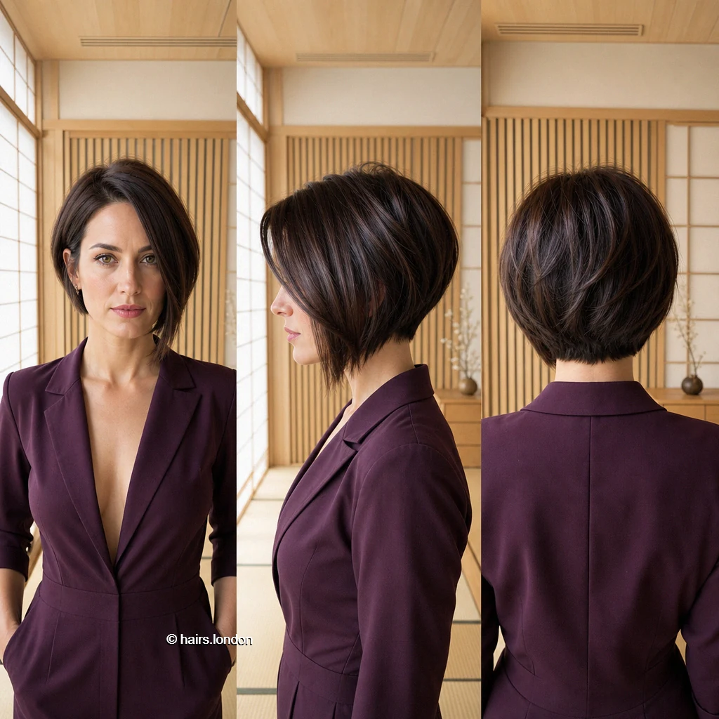20 Bob Haircuts: Angled, Graduated and Textured Ideas Espresso Tapered Bob