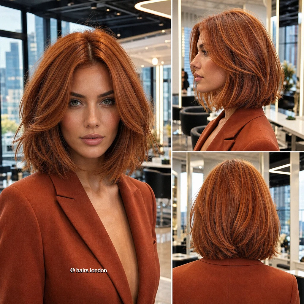 Ginger Airy Bob