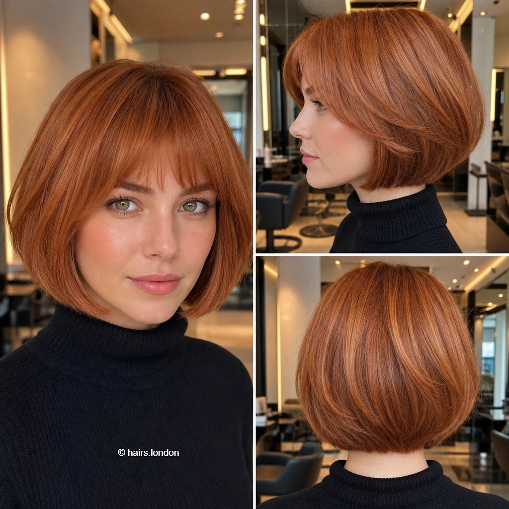 Ginger Airy Bob