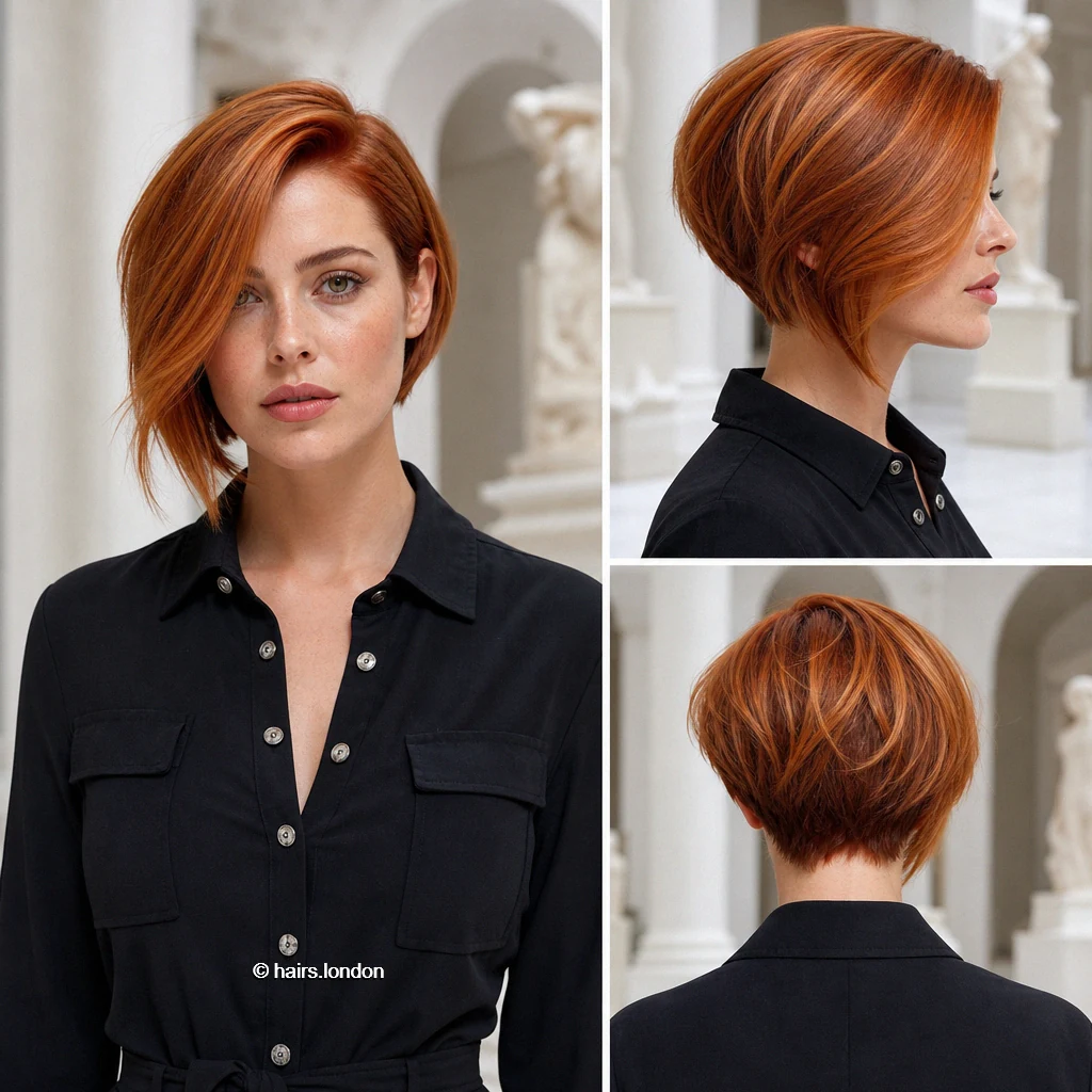 13 Red Bob Haircuts, From Sleek Graduated Shapes to Tousled Layers Ginger Graduated Sweep