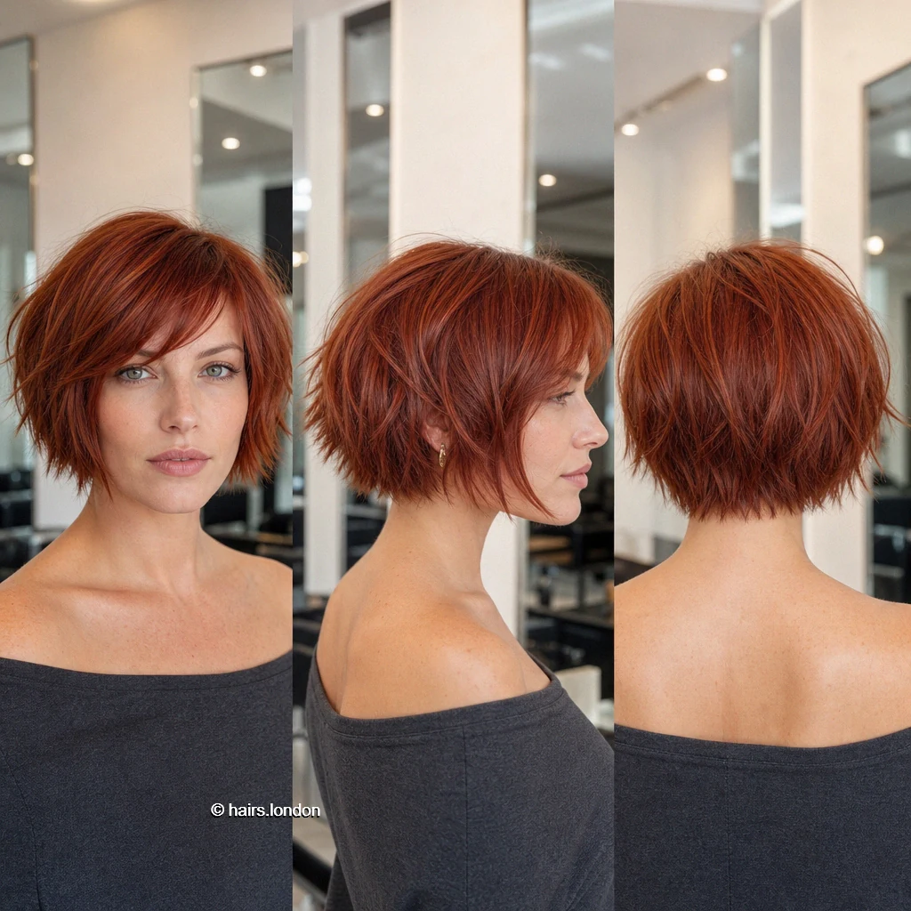 Ginger Textured Bob