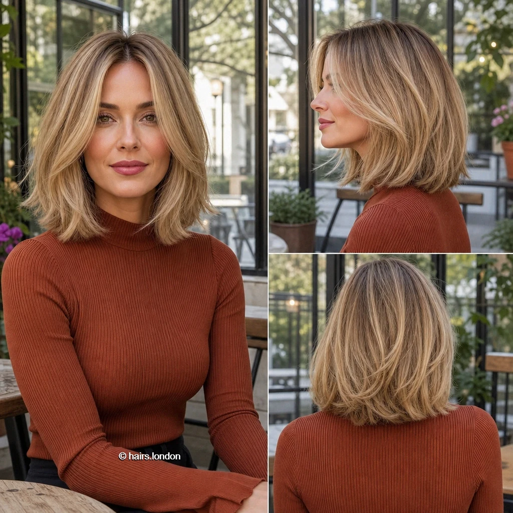 20 Blonde Bob Haircuts, from Tousled Jaw-Length Cuts to Layered Lobs Golden Layered Lob