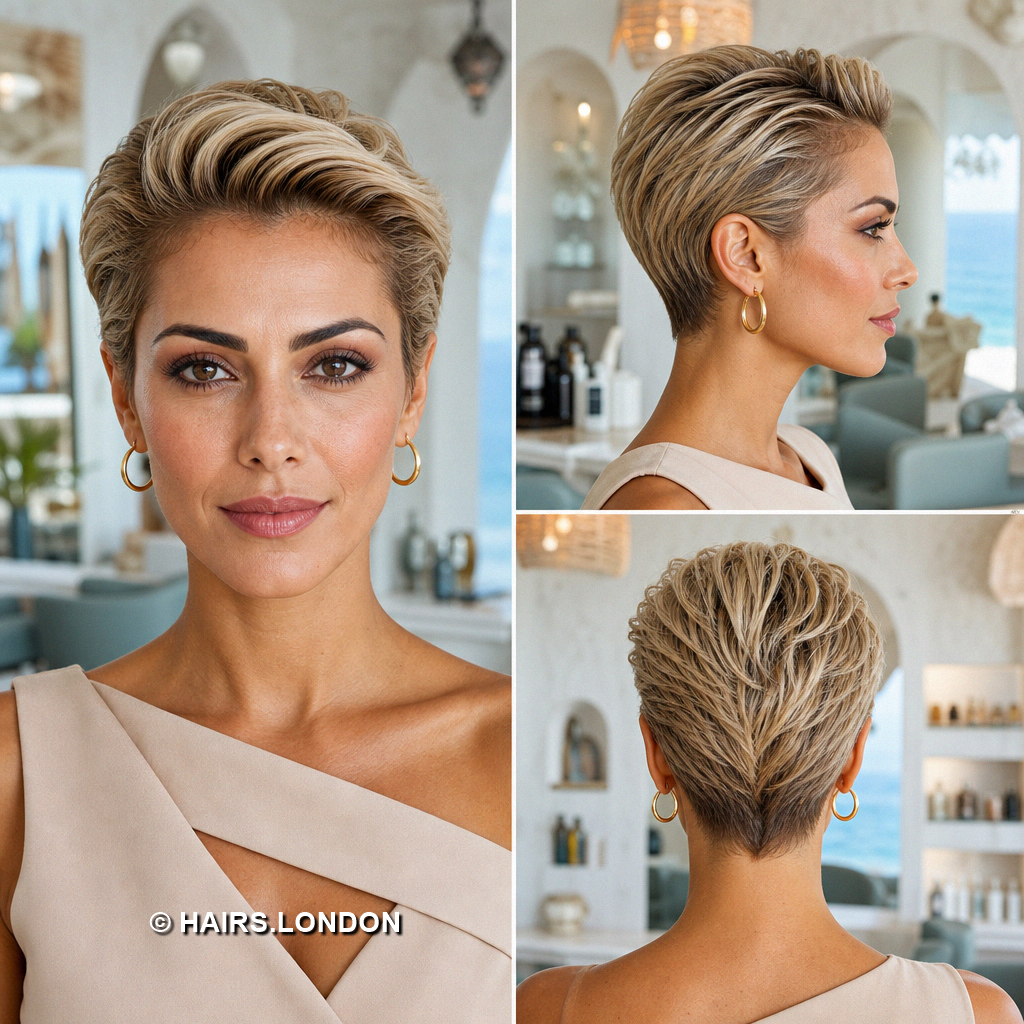 Golden Quiff Pixie