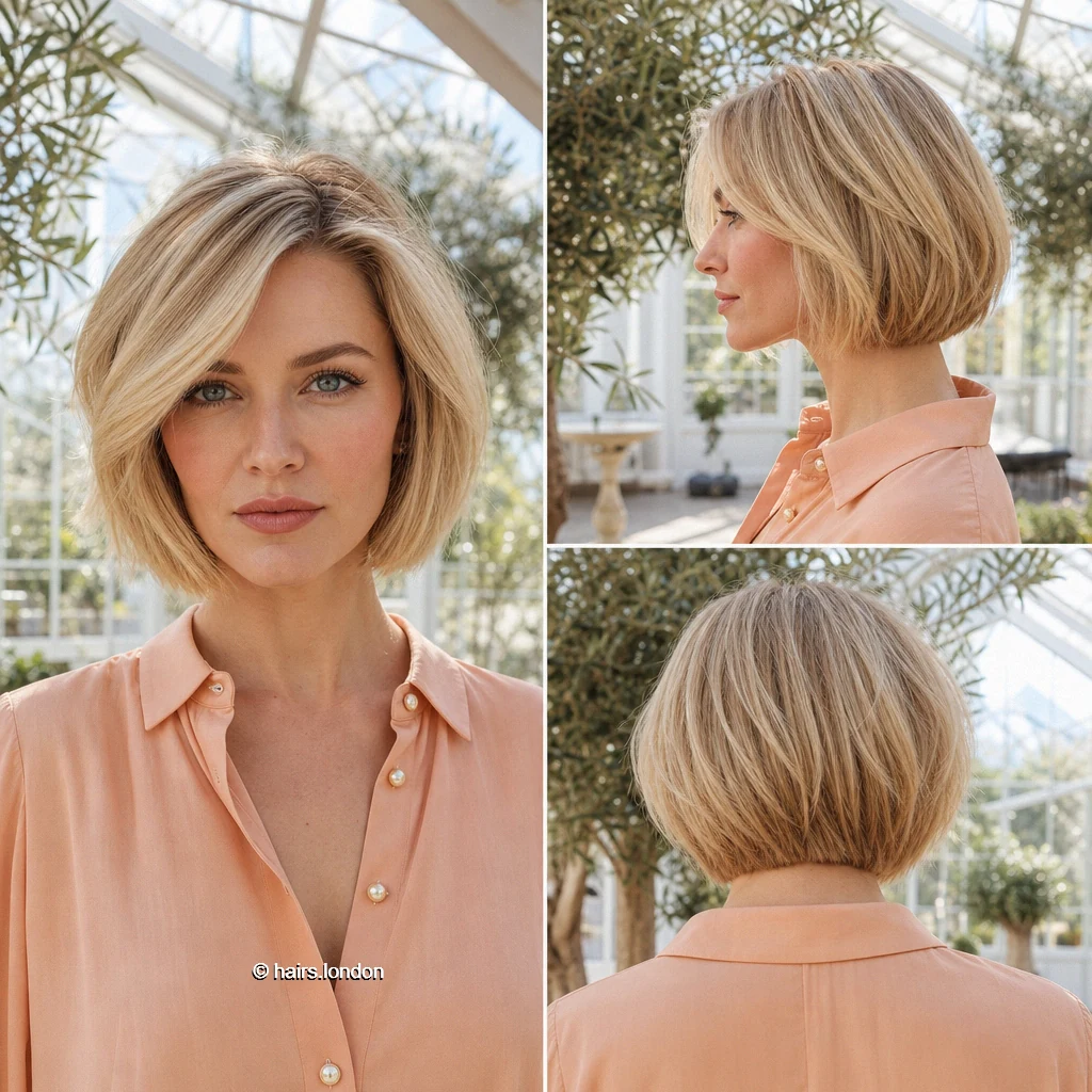 Golden Smooth Bob