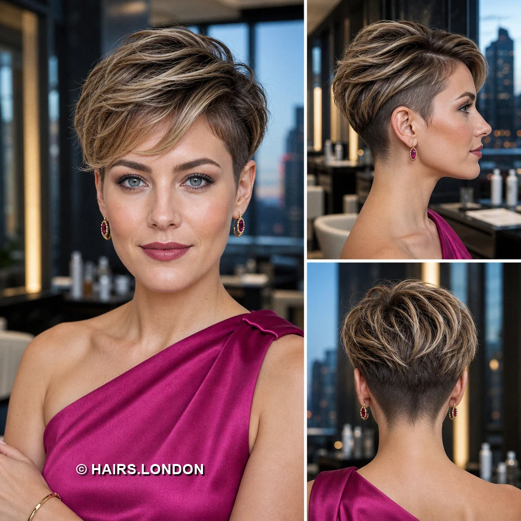 19 Textured Pixie Haircuts with Sweeping Fringes and Lifted Crowns Golden Tousled Pixie