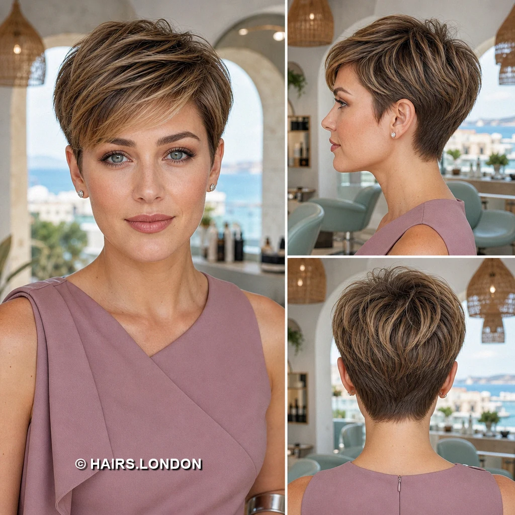 Goldenbrown Rolled Pixie