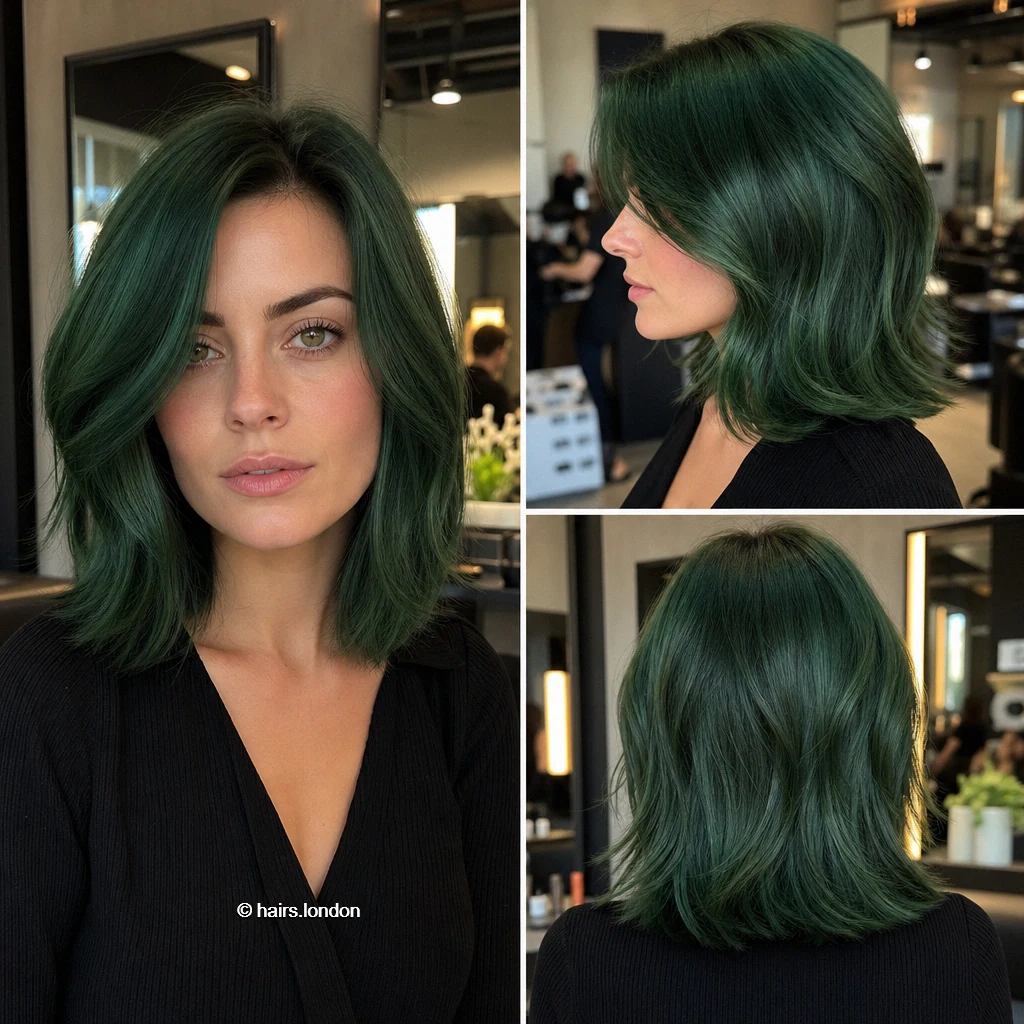 Green Flipped Bob