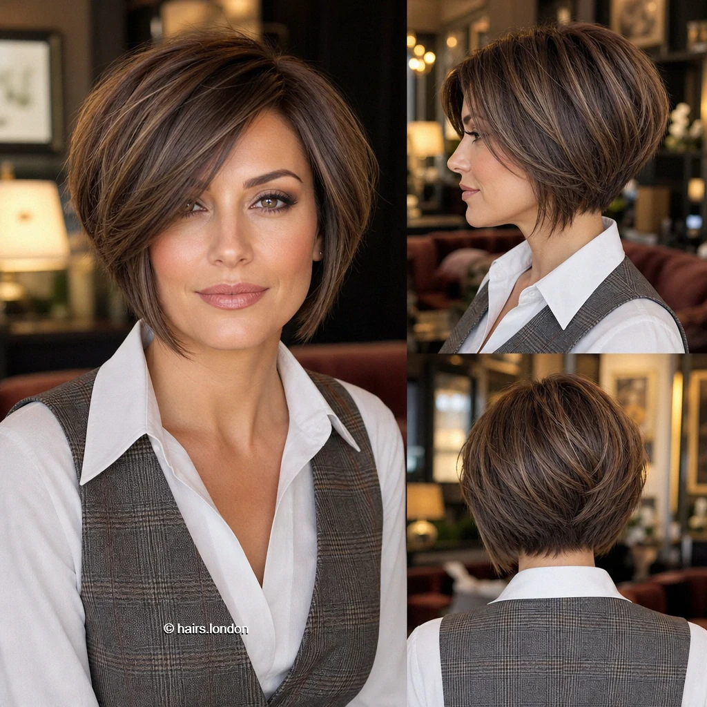 Highlighted Stacked Bob