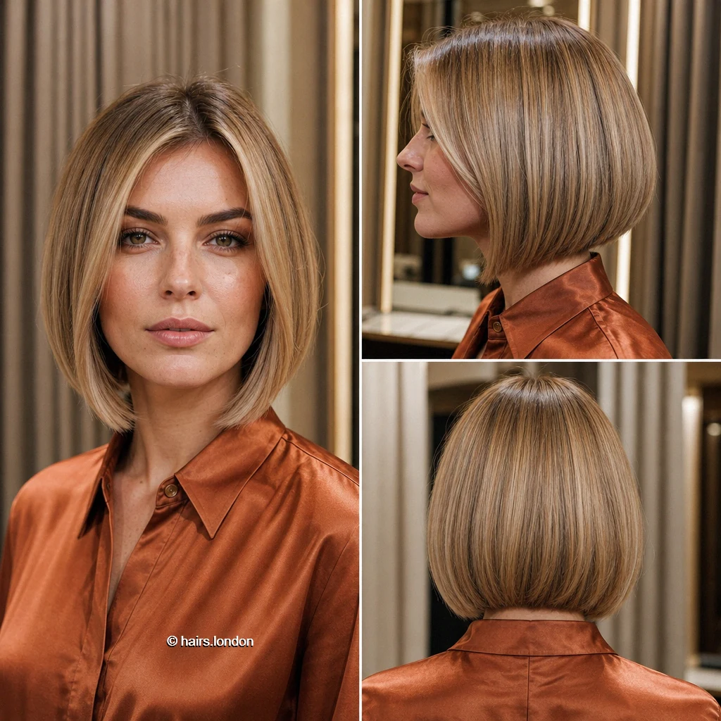 20 Bob Haircut Ideas, From Textured Chin-Length Cuts to Sculpted Graduated Shapes Honey Curved Bob