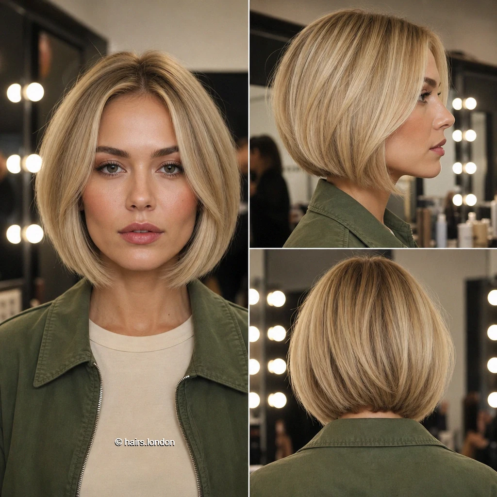 20 Blonde Bob Haircuts, from Tousled Jaw-Length Cuts to Layered Lobs Honey Curved Bob