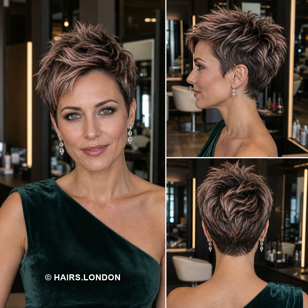 19 Highlighted Pixie Haircuts with Shape, Texture, and Lift Honey Curved Pixie