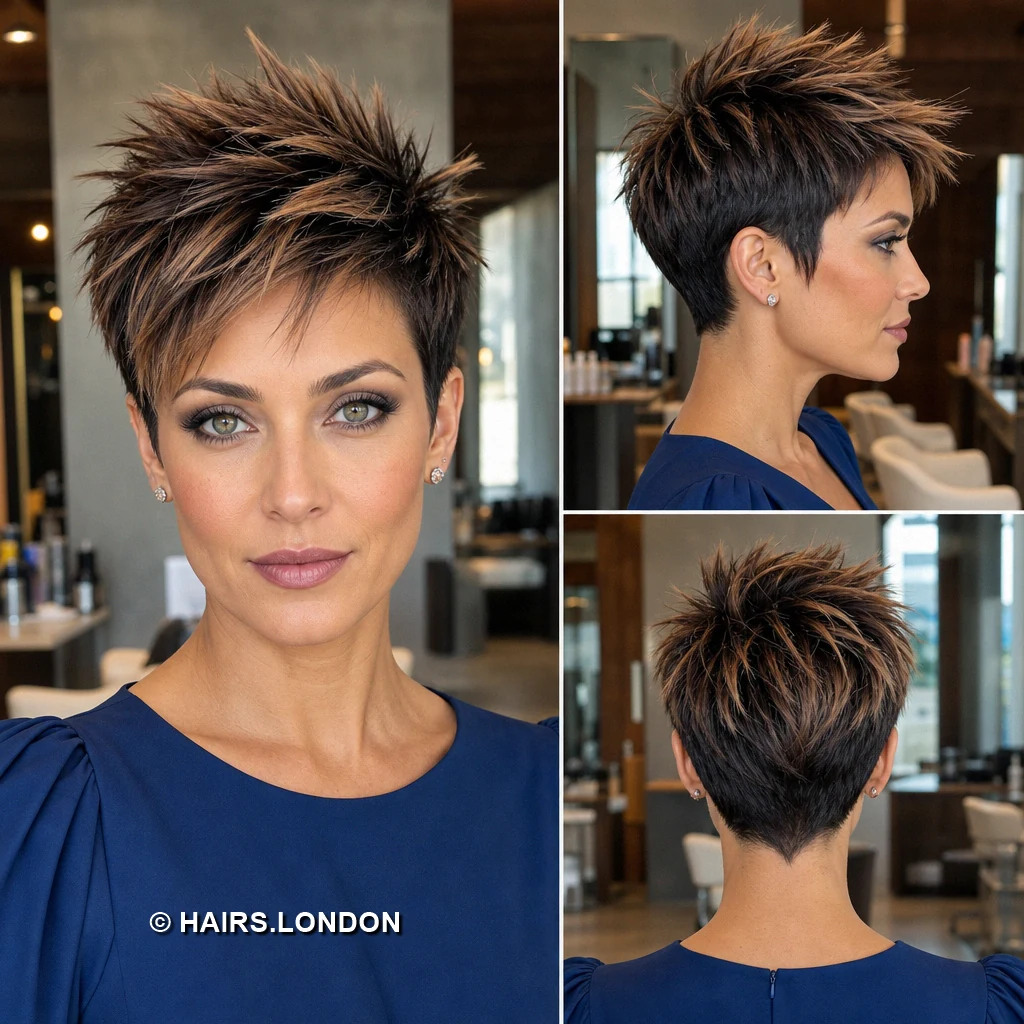 18 Textured Pixie Cuts with Swept Fringes, Lifted Crowns, and Tapered Napes Honey Elevated Pixie