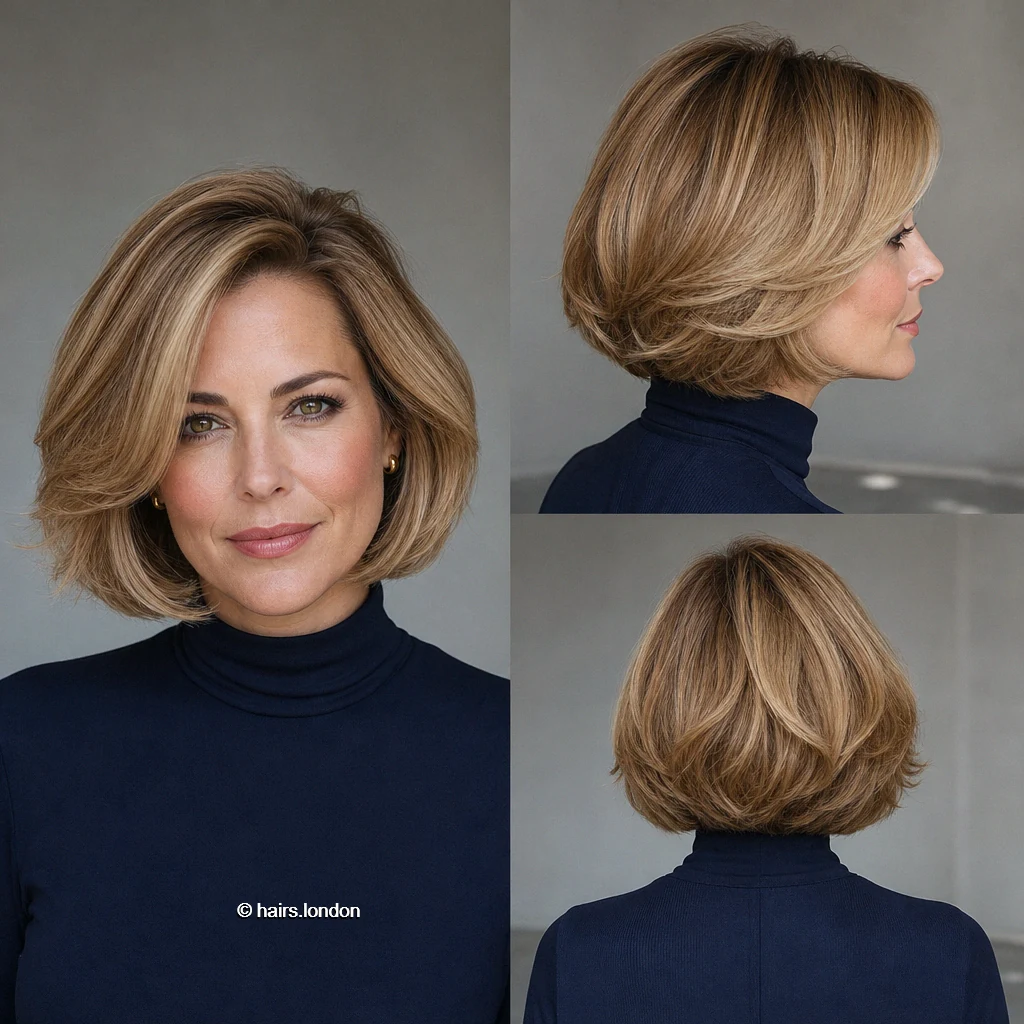 20 Bob Haircut Ideas, From Rounded Shapes to Airy Layers Honey Layered Bob