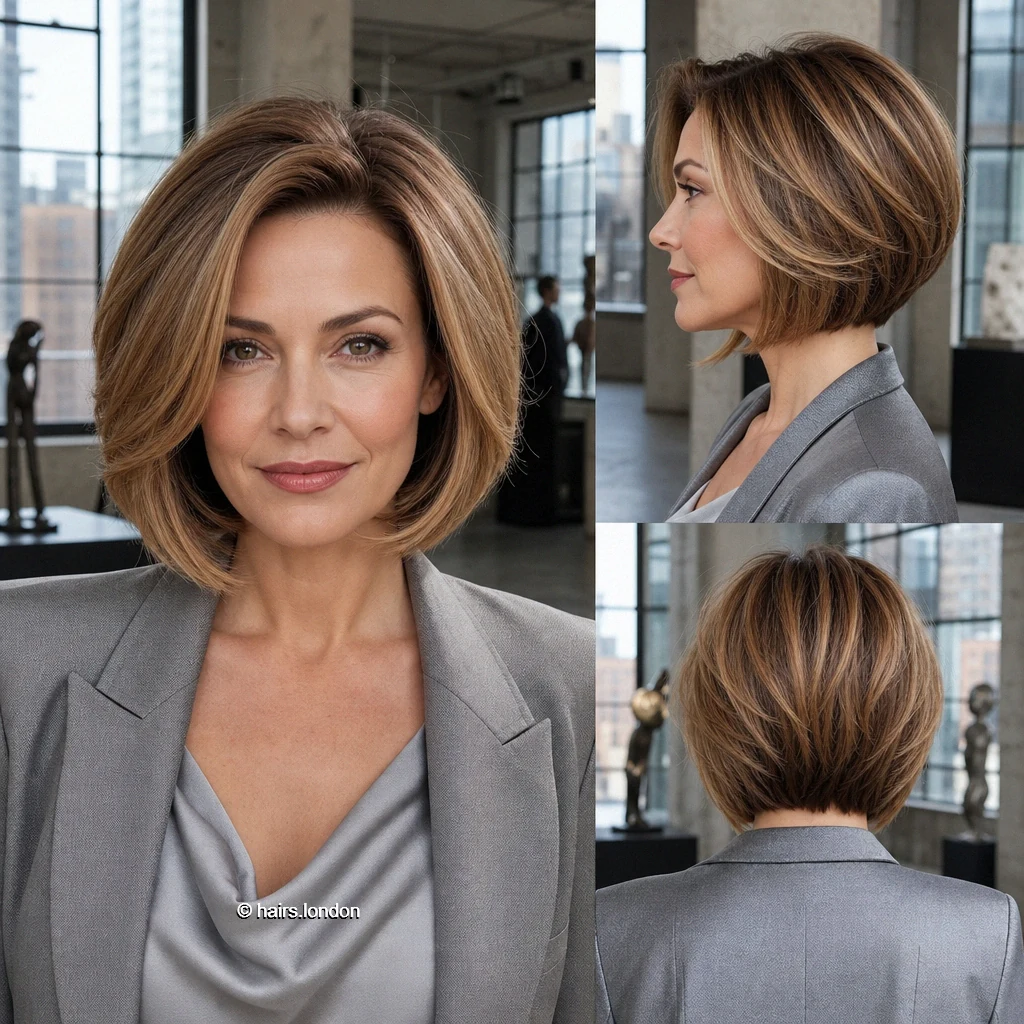 20 Bob Haircut Ideas, From Soft Waves to Sculpted Shapes Honey Shaped Bob