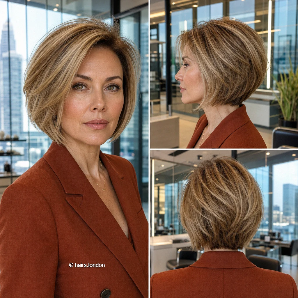 Honey Stacked Bob