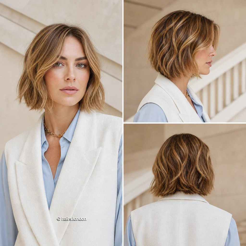 20 Bob Haircut Ideas, From Soft Waves to Sculpted Shapes Honey Waved Bob