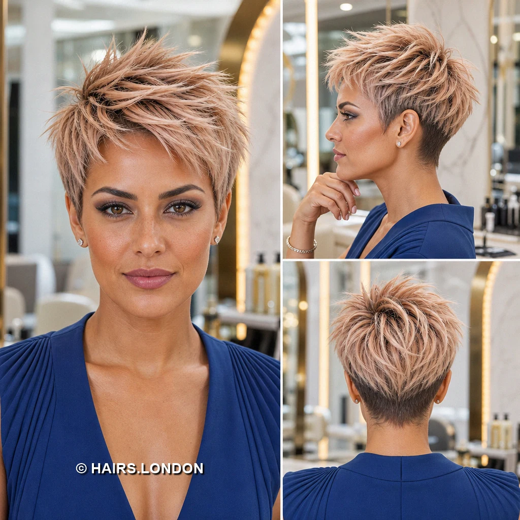 19 Pastel Pixie Haircuts With Texture, Shape, and Soft Color Iceblue Feathered Crop