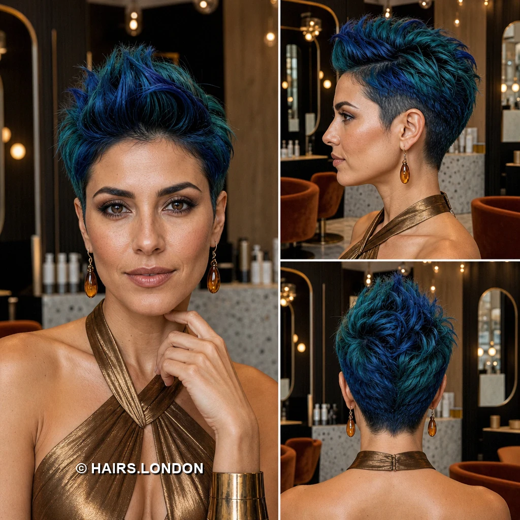 Ink Diagonal Pixie