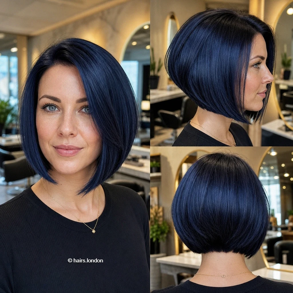 Inky Angled Bob