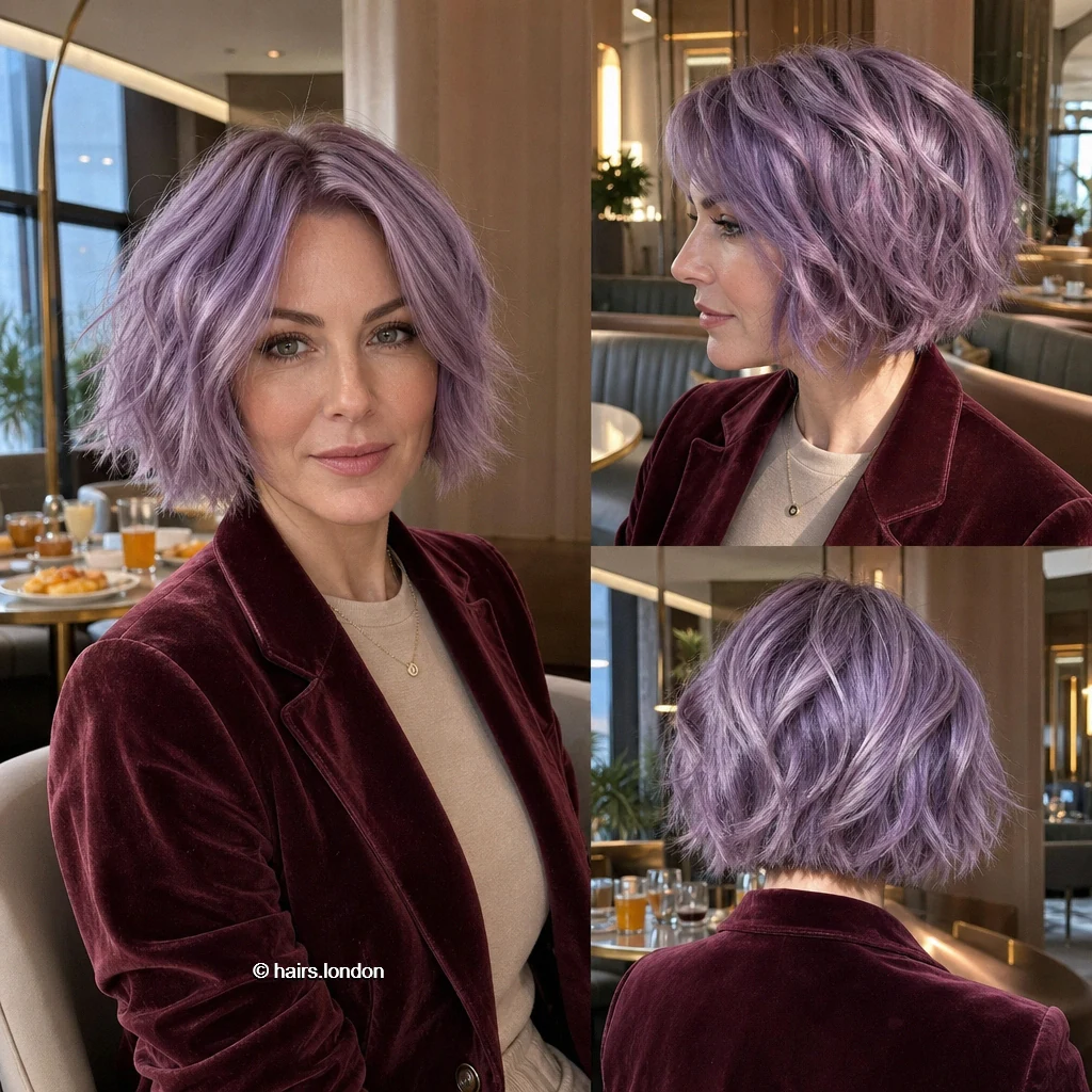 Lavender Airy Bob