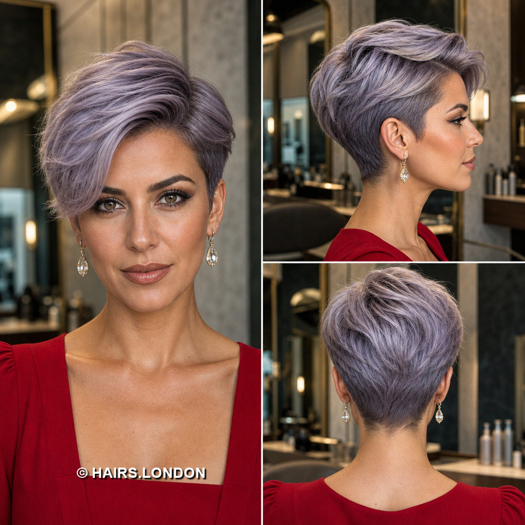 Lavender Draped Pixie
