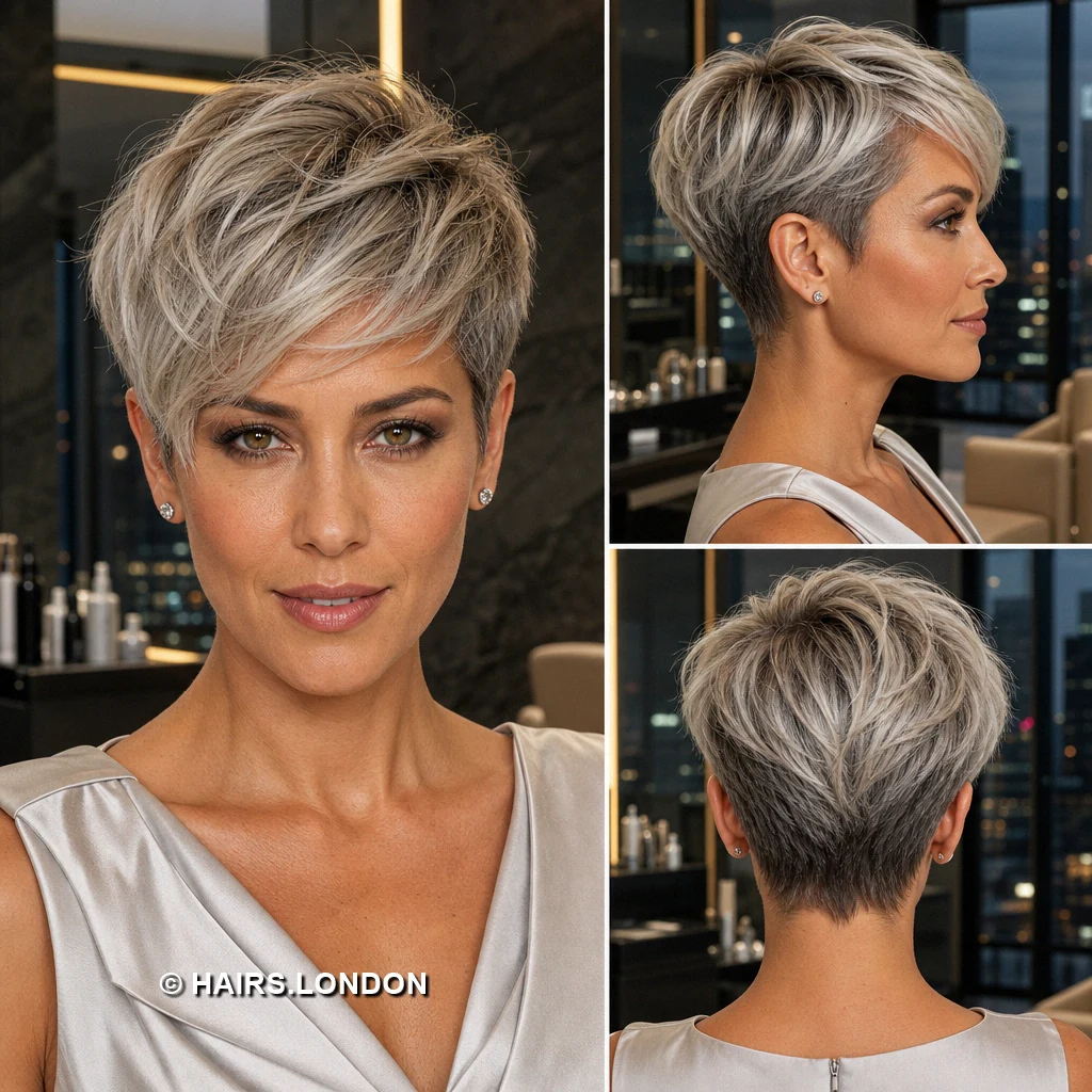 10 Textured Pixie Cuts with Highlights, from Silver to Soft Pastels Lavender Lofted Pixie