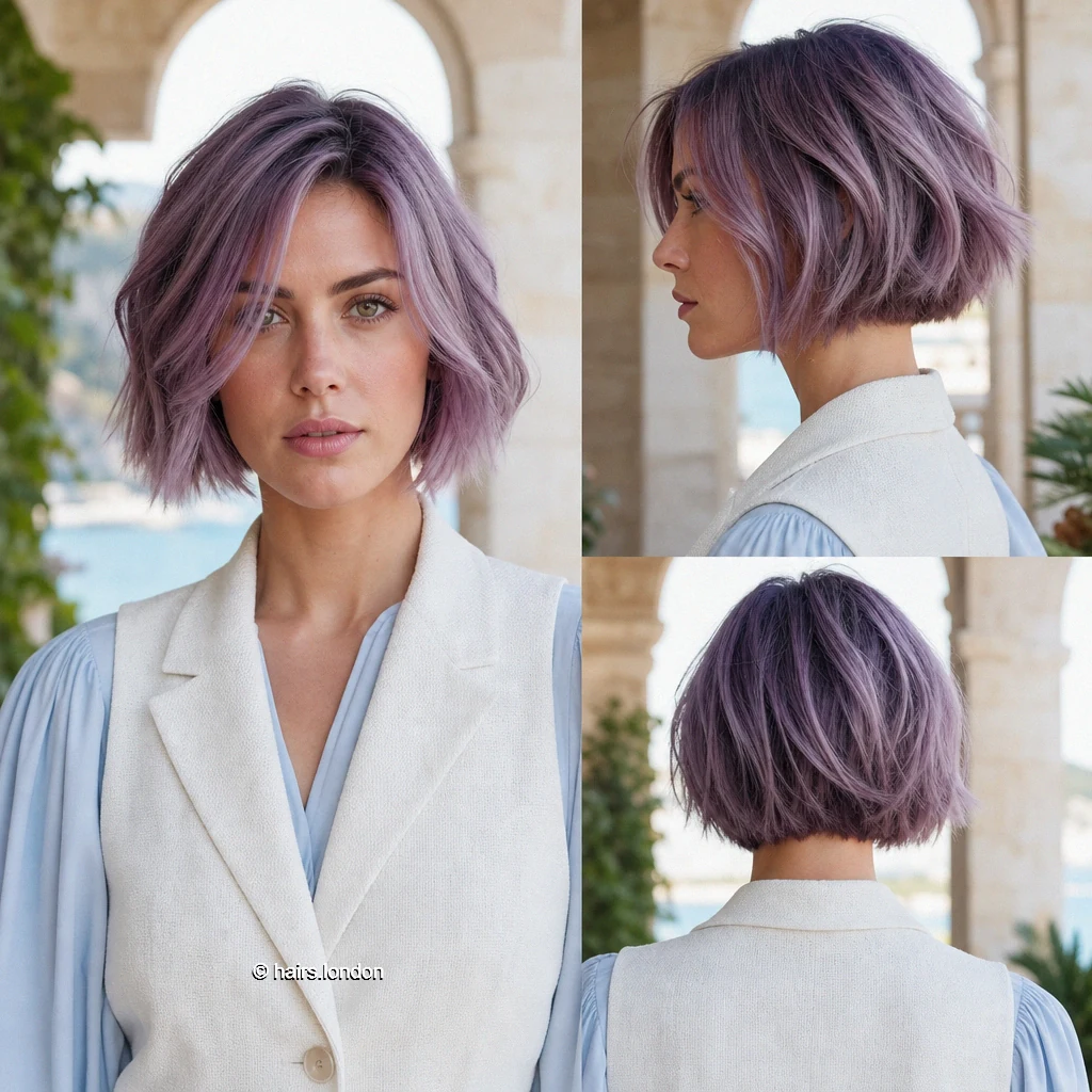 Lavender Relaxed Bob