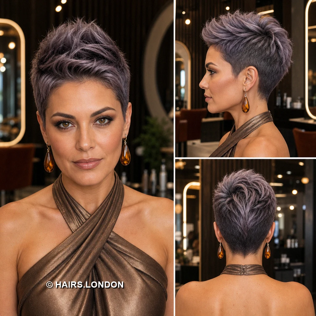 Lavender Sculpted Waves